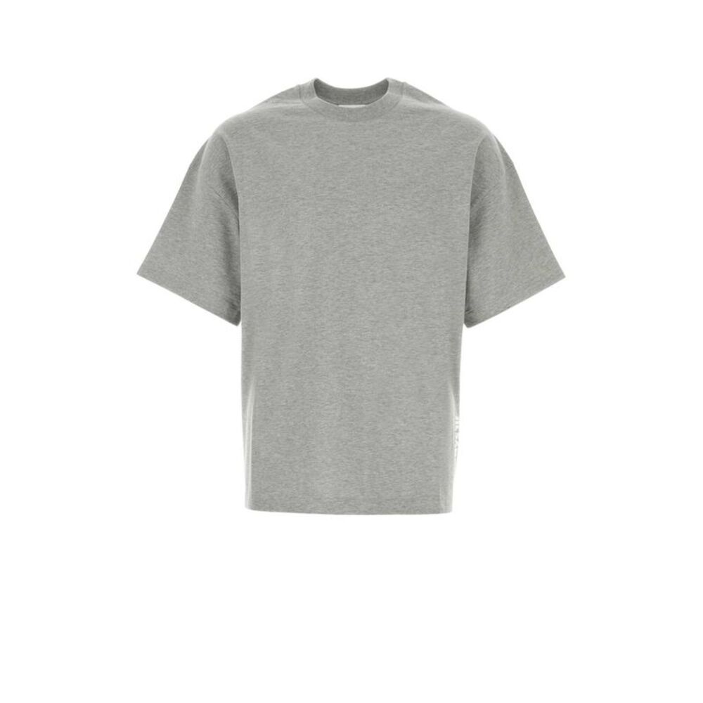 Jil Sander Men Grey Cotton T-Shirt